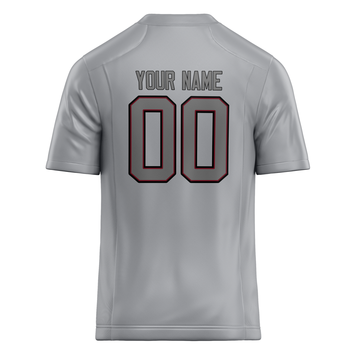 Custom Silver & Gray Colors Design Sports Football Jersey