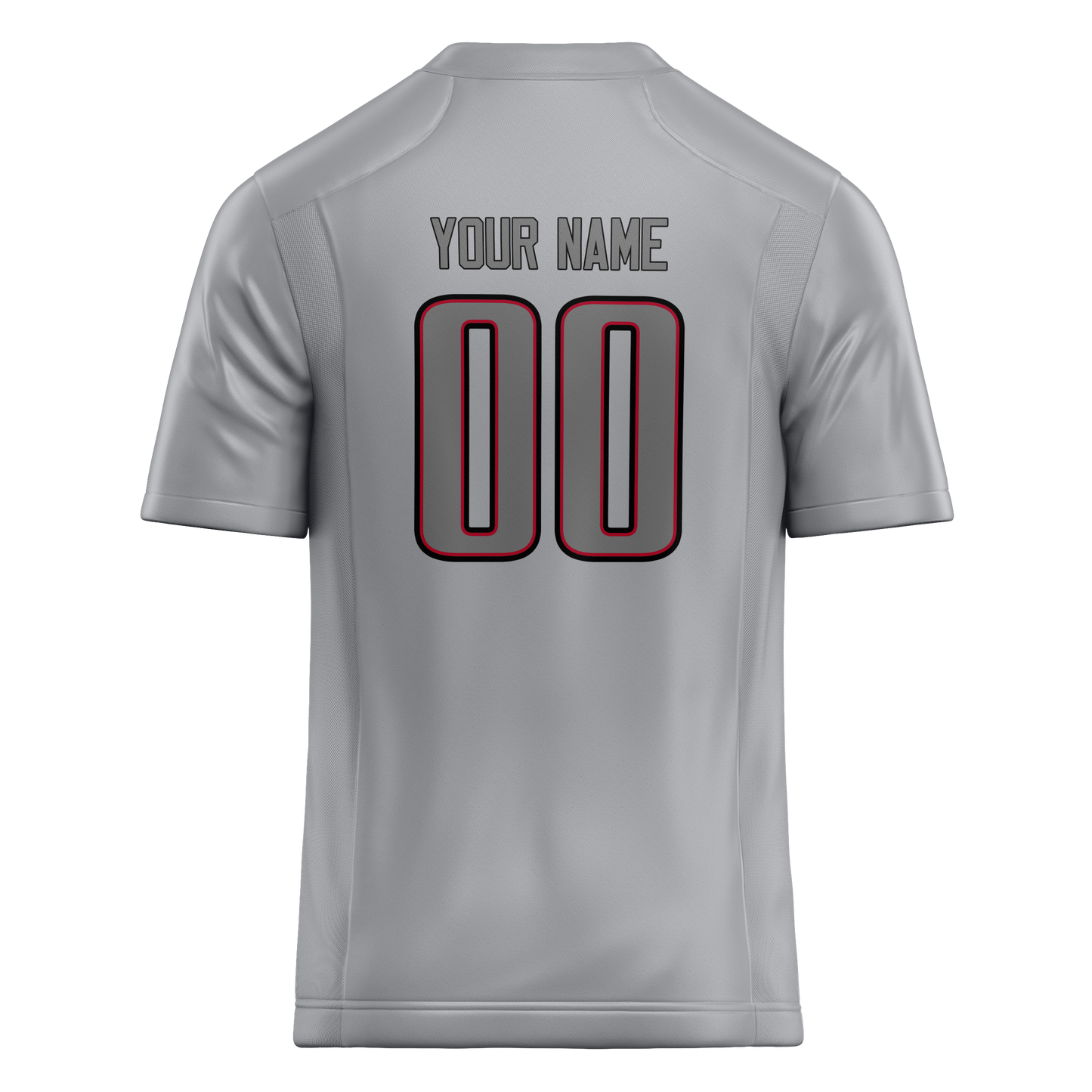 Custom Silver & Gray Colors Design Sports Football Jersey