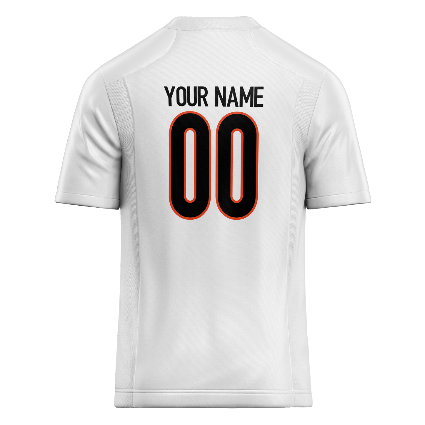 Custom White & Black Colors Design Sports Football Jersey