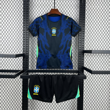 Brazil Kids Away Soccer Jersey World Cup 2026