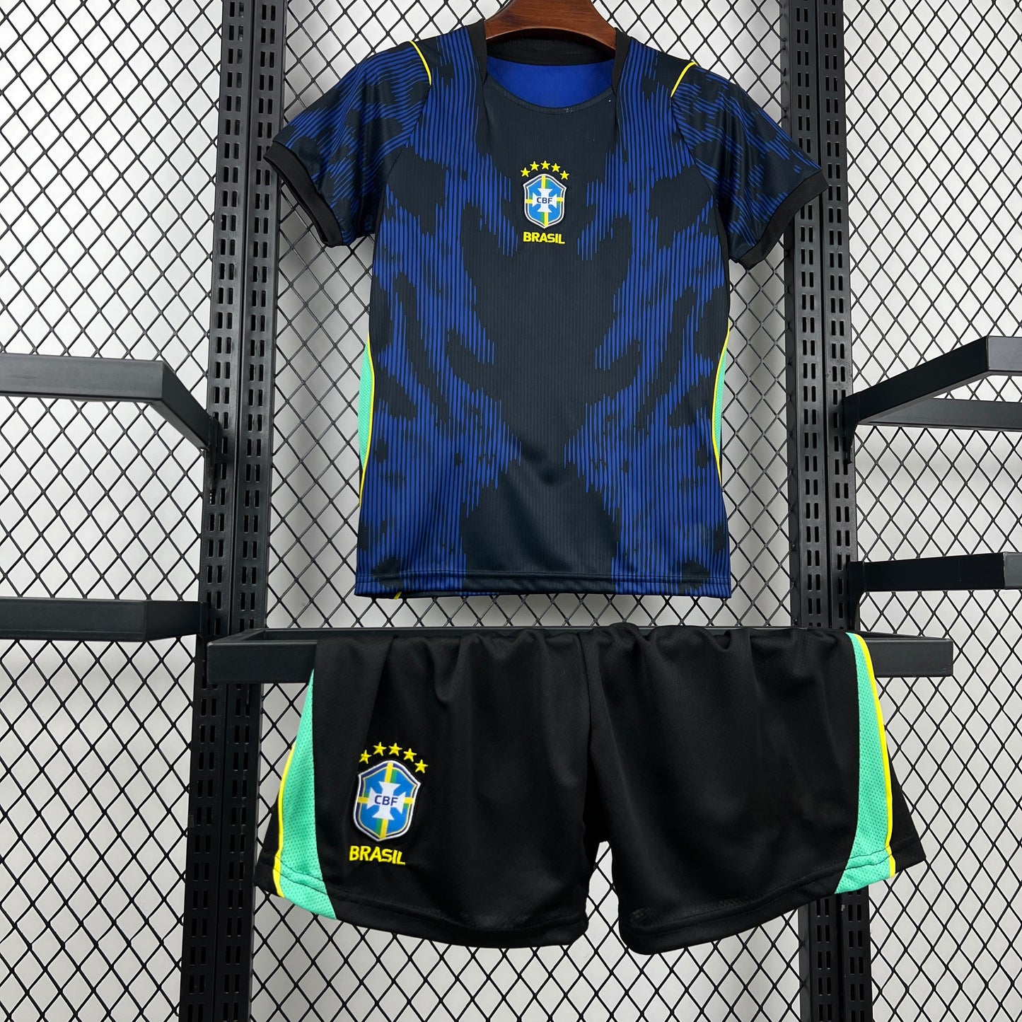 Brazil Kids Away Soccer Jersey World Cup 2026