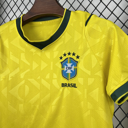 Brazil Kids Home Soccer Jersey World Cup 2026
