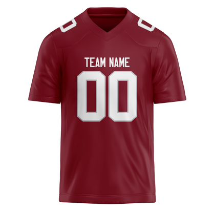 Custom Black & Maroon Colors Design Sports Football Jersey