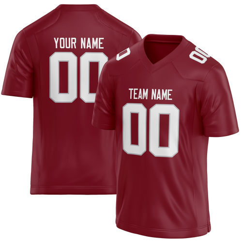 Custom Black & Maroon Colors Design Sports Football Jersey