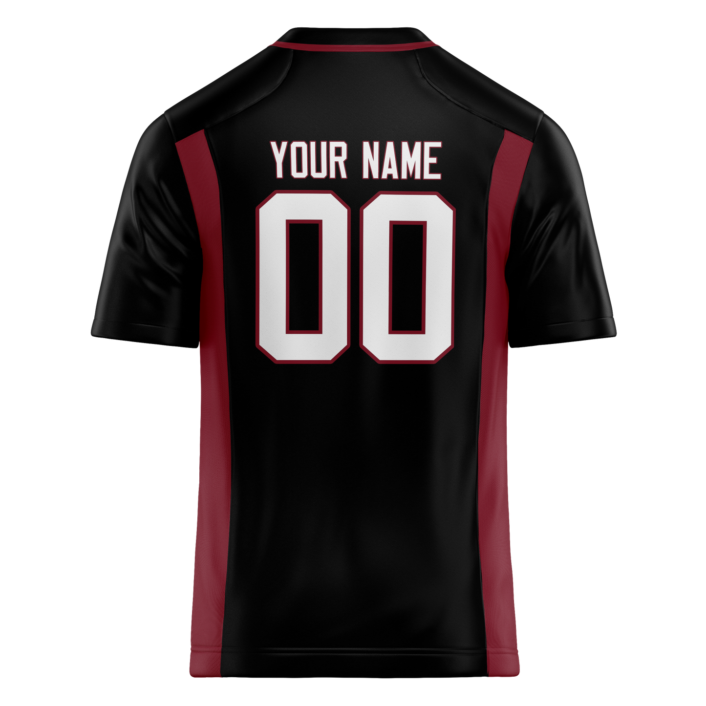 Custom Black & Maroon Colors Design Sports Football Jersey
