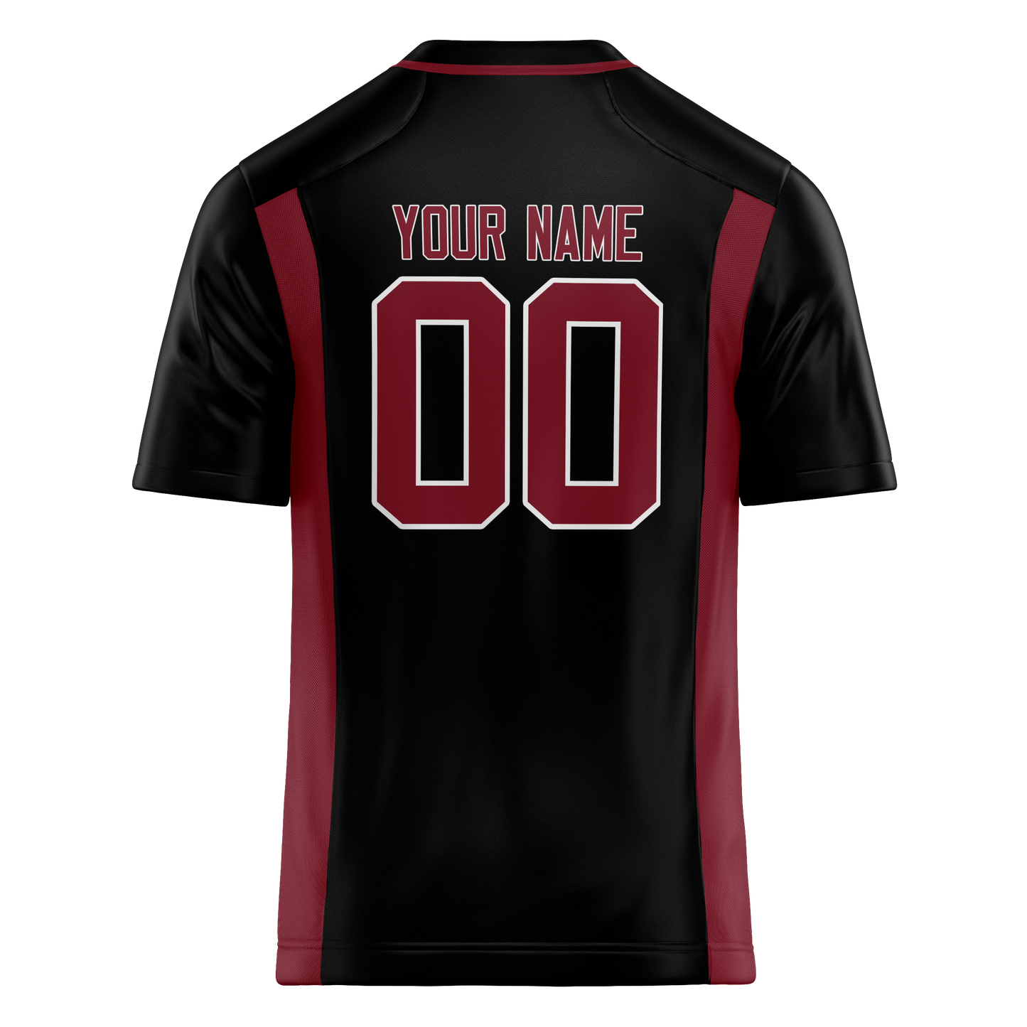 Custom Black & White Colors Design Sports Football Jersey