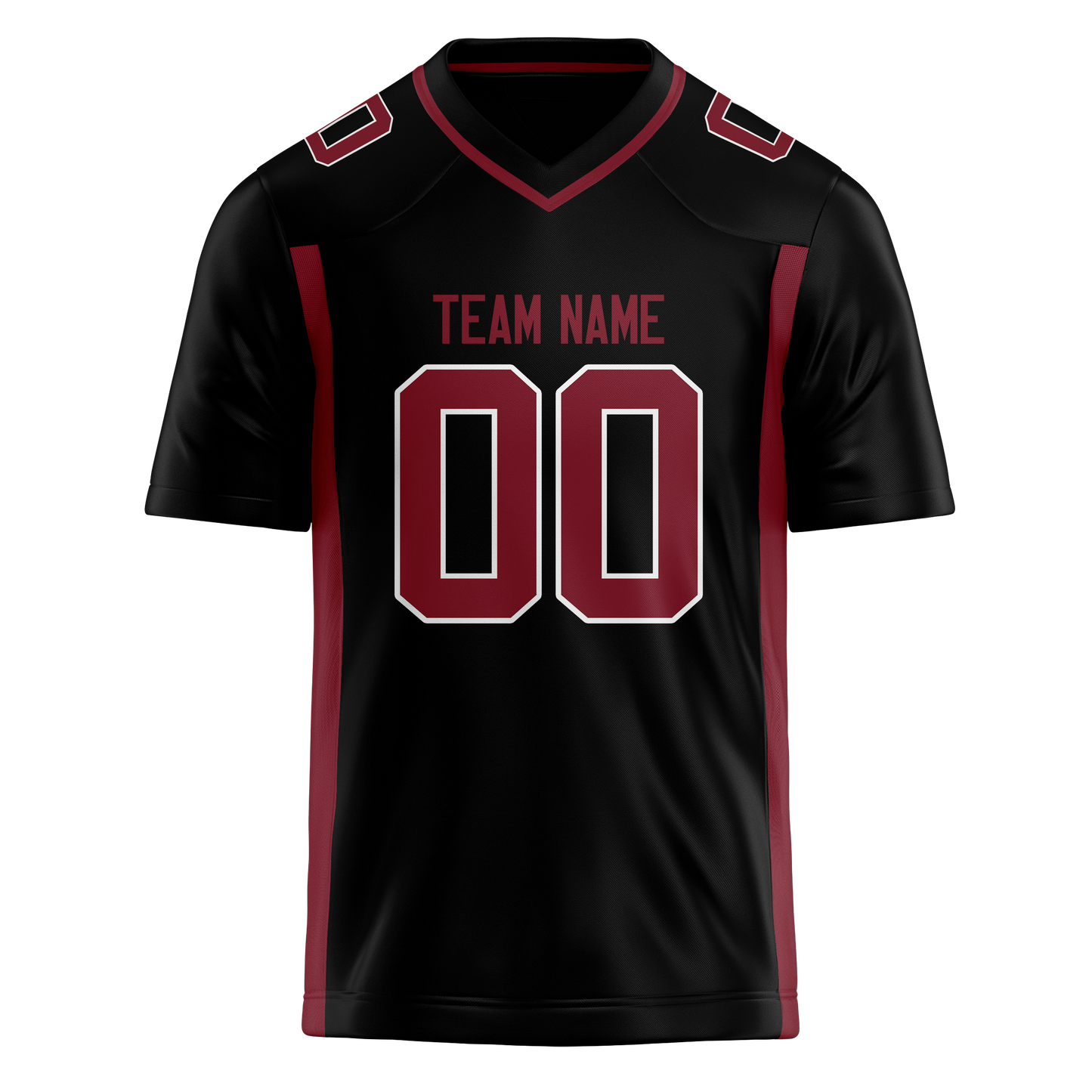 Custom Black & White Colors Design Sports Football Jersey
