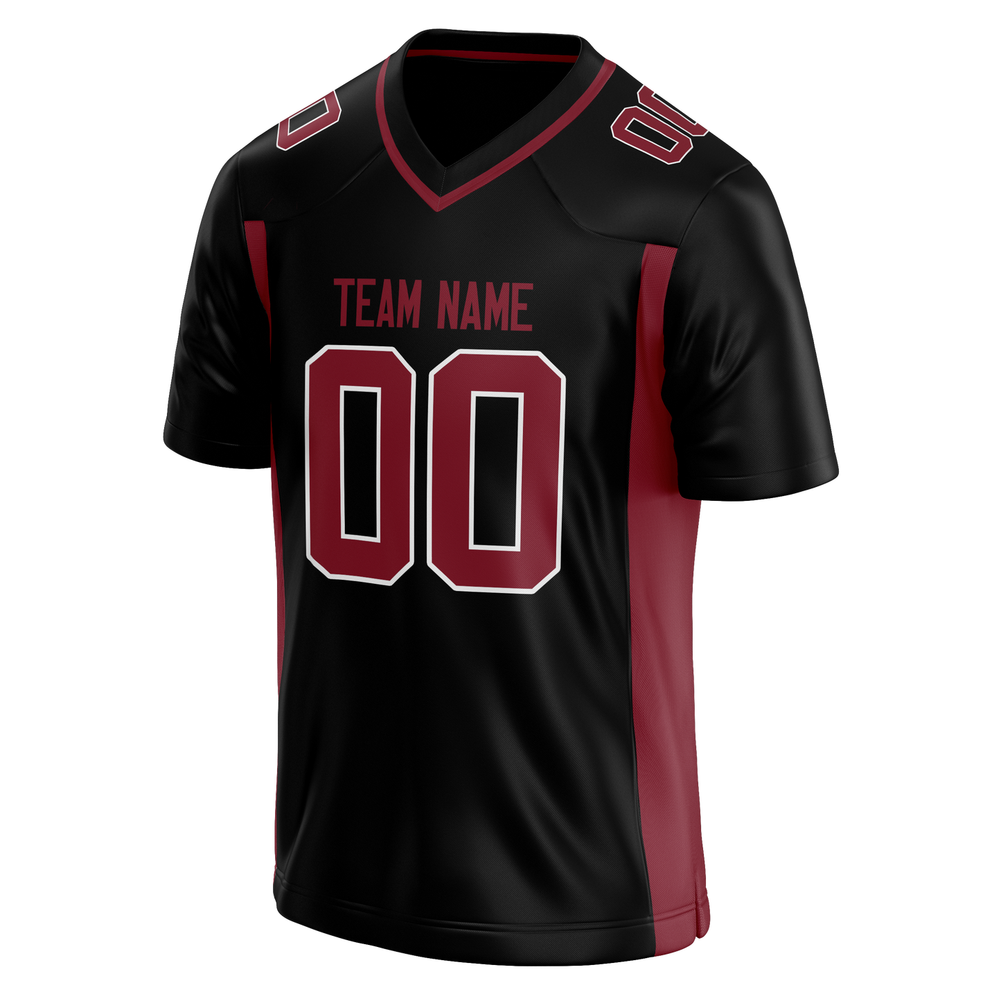 Custom Black & White Colors Design Sports Football Jersey