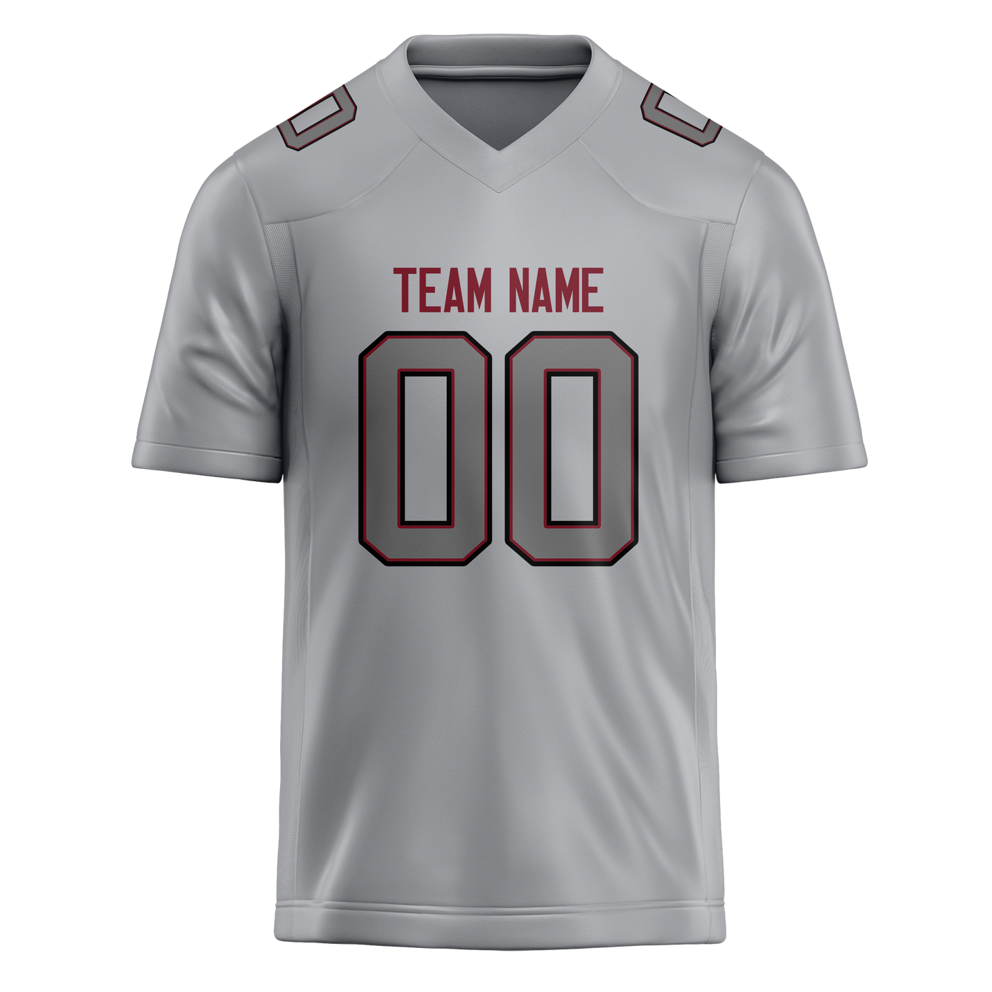Custom Silver & Gray Colors Design Sports Football Jersey