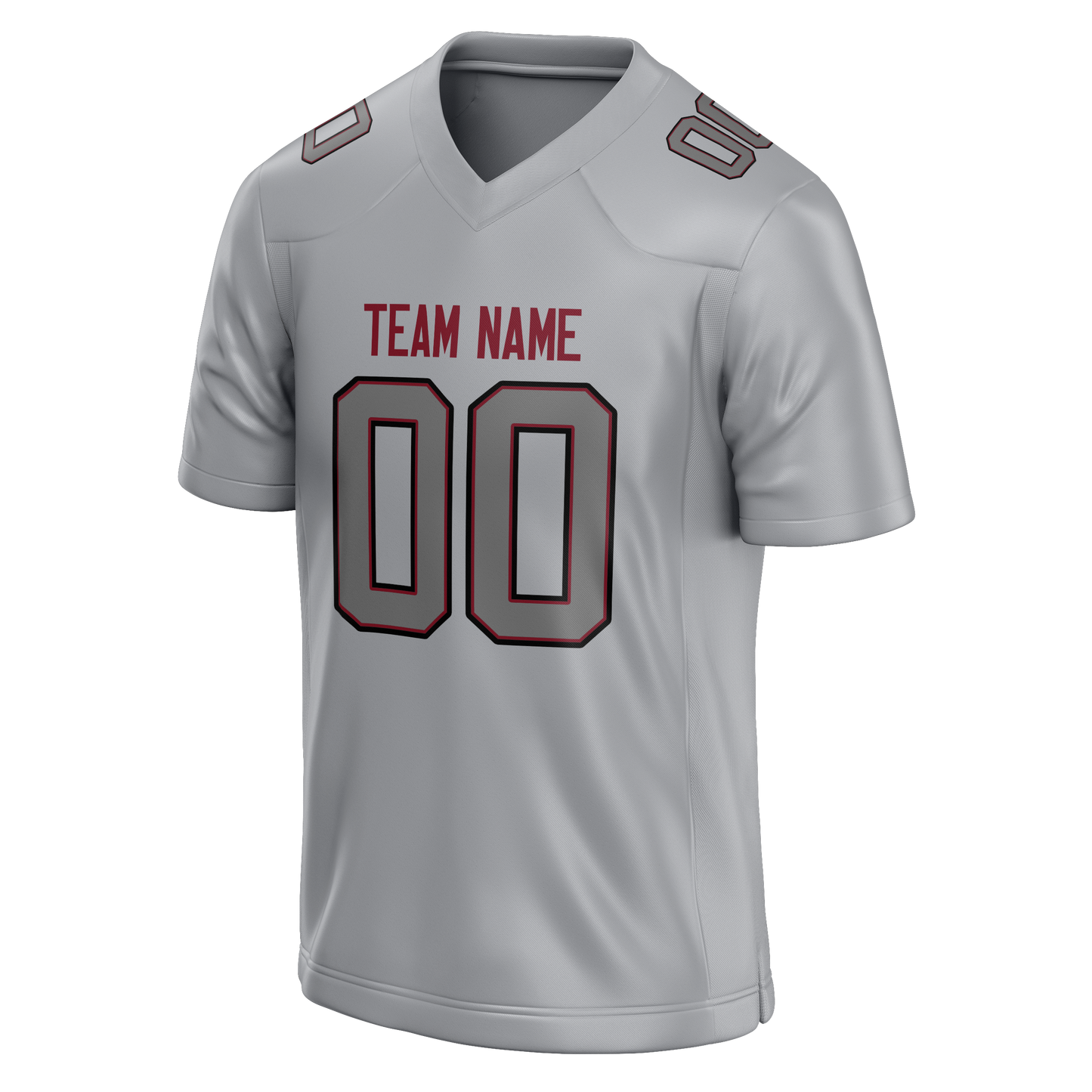 Custom Silver & Gray Colors Design Sports Football Jersey