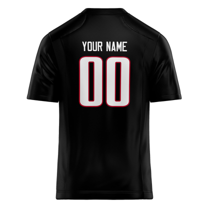 Custom Black & White Colors Design Sports Football Jersey