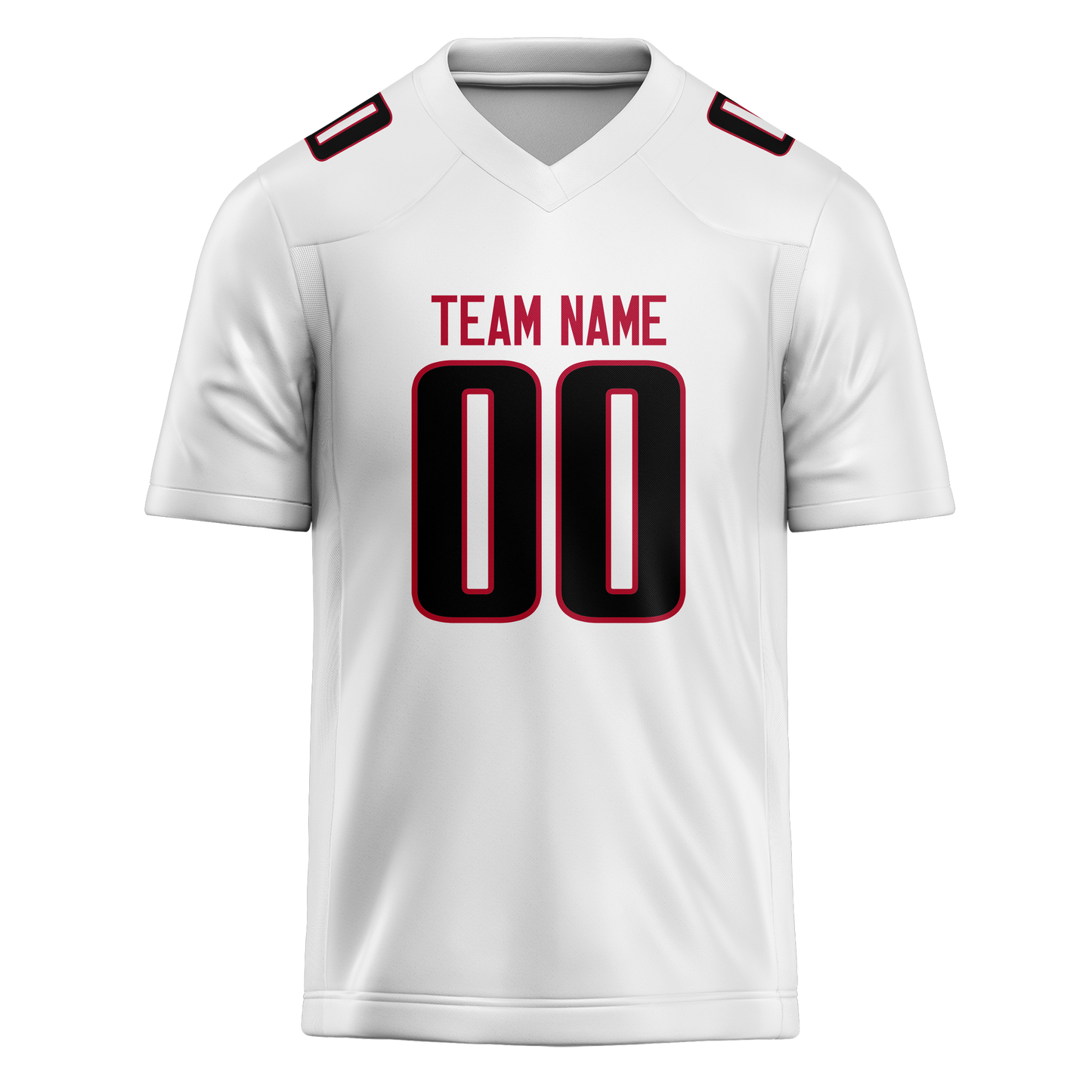 Custom White & Black Colors Design Sports Football Jersey