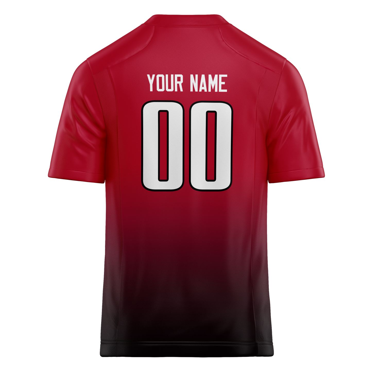 Custom Red & Black Colors Design Sports Football Jersey