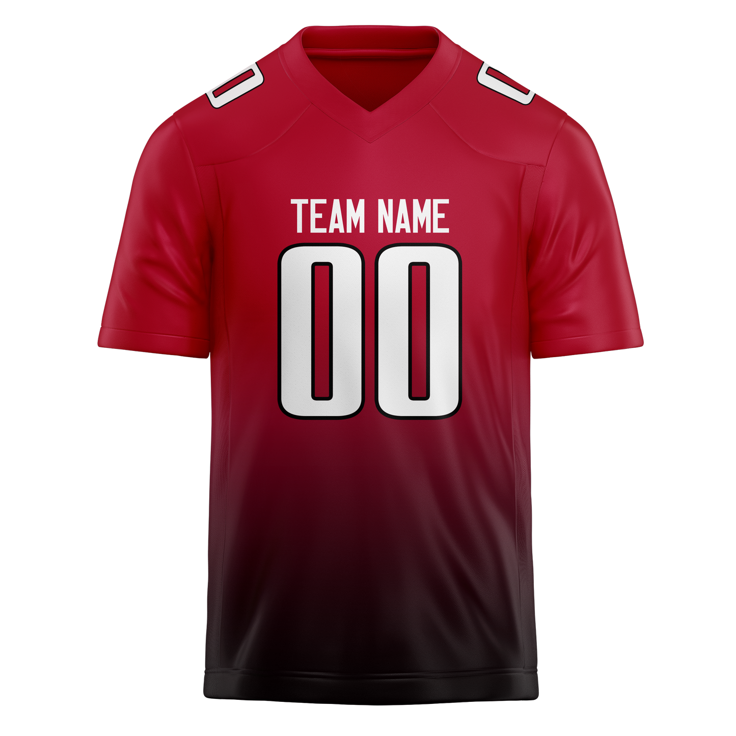 Custom Red & Black Colors Design Sports Football Jersey