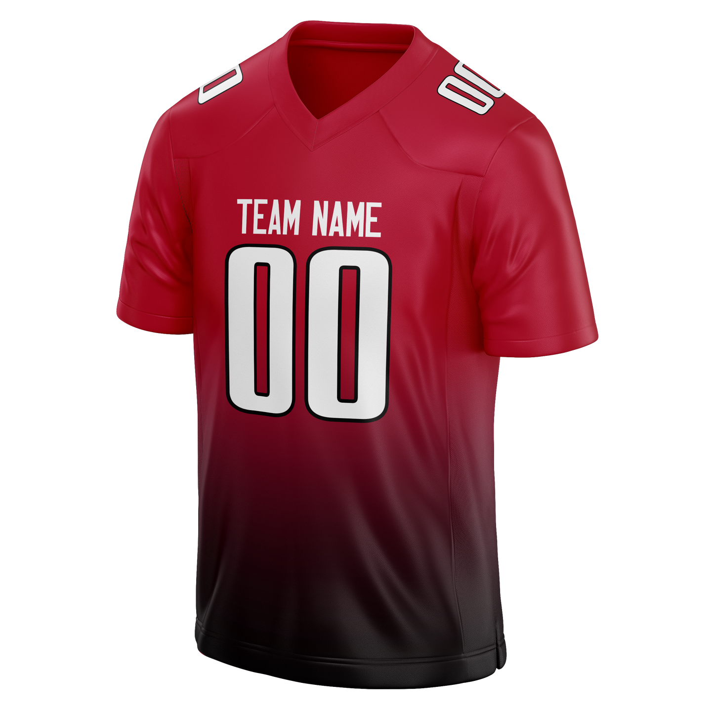 Custom Red & Black Colors Design Sports Football Jersey