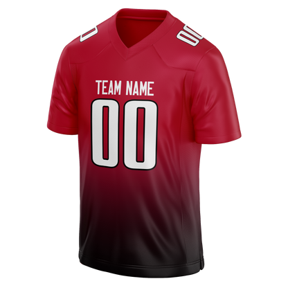 Custom Red & Black Colors Design Sports Football Jersey