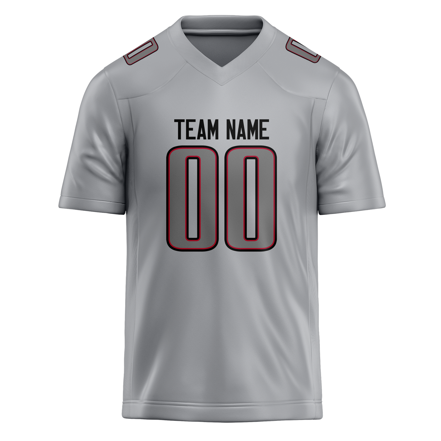 Custom Silver & Gray Colors Design Sports Football Jersey