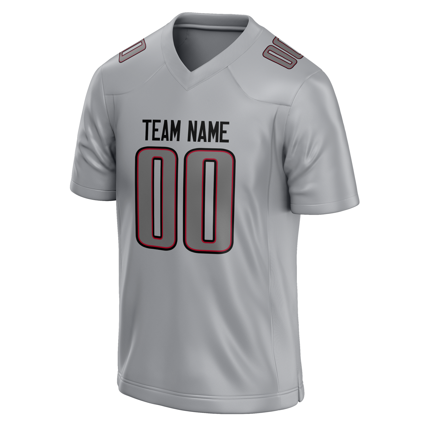 Custom Silver & Gray Colors Design Sports Football Jersey