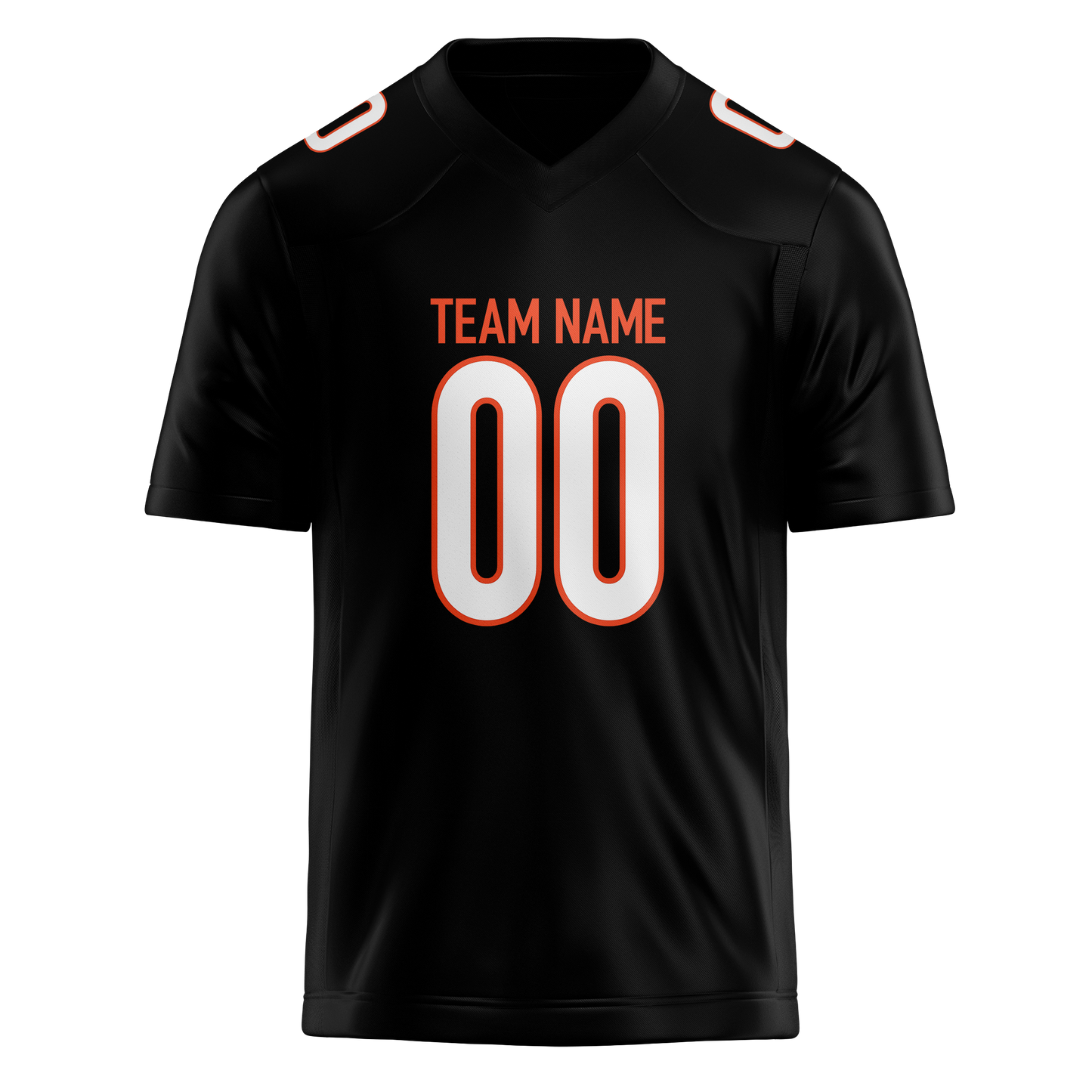 Custom Black & White Colors Design Sports Football Jersey
