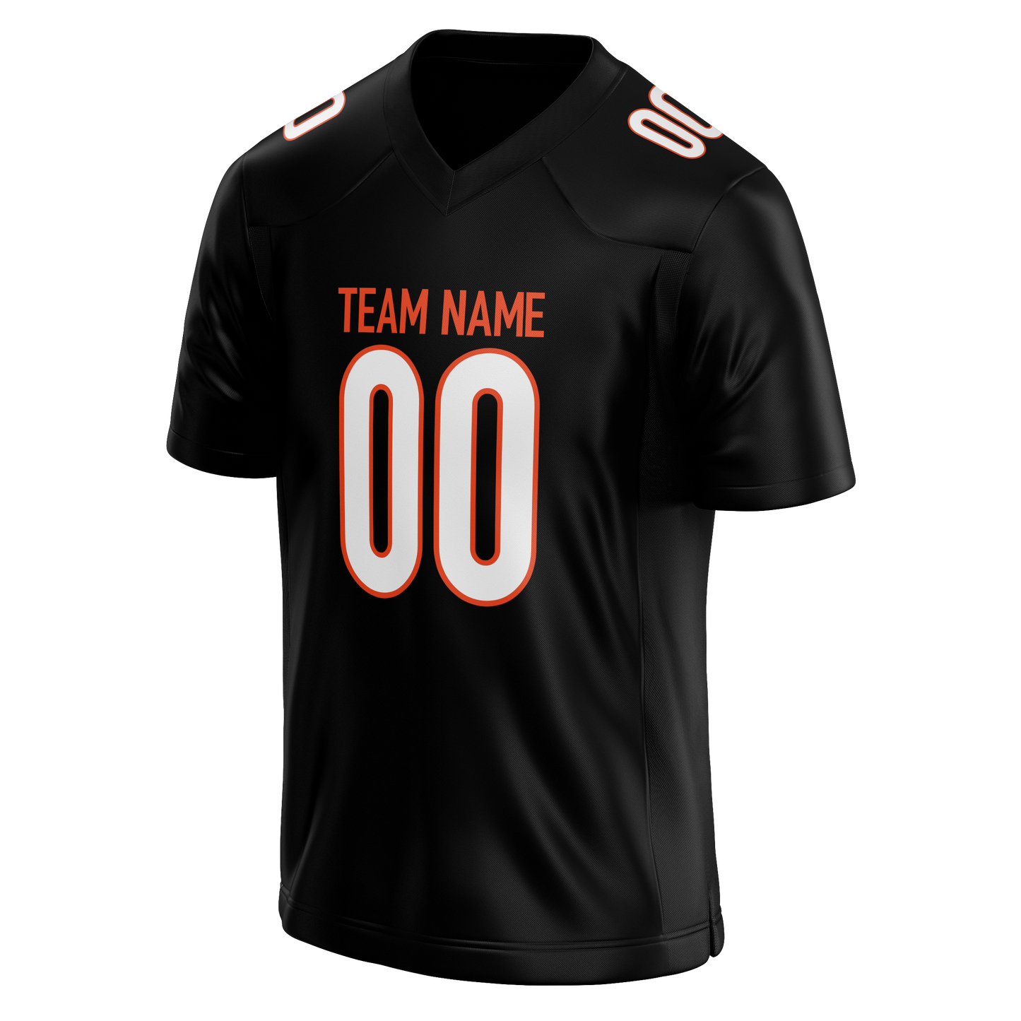 Custom Black & White Colors Design Sports Football Jersey