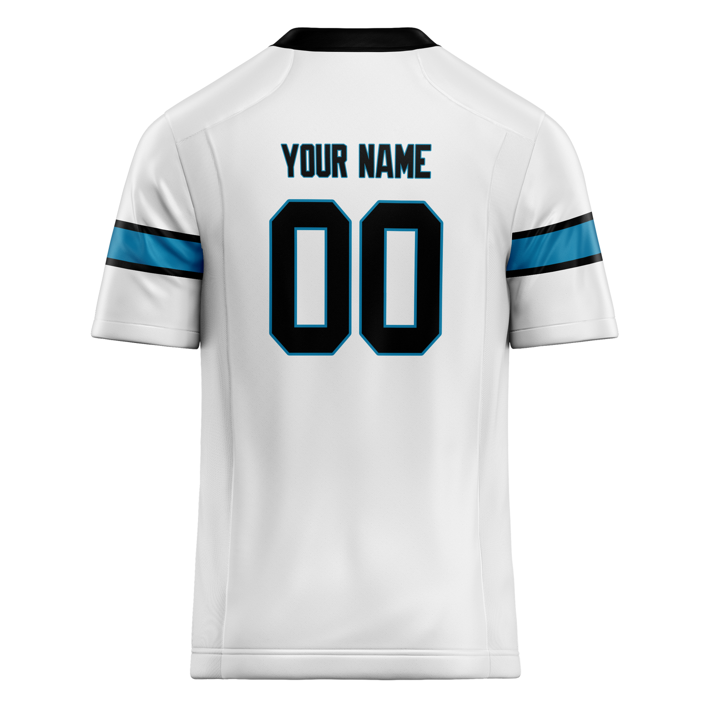 Custom White & Black Colors Design Sports Football Jersey