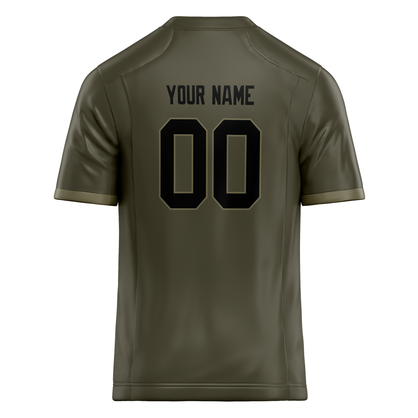 Custom Camo & Black Colors Design Sports Football Jersey