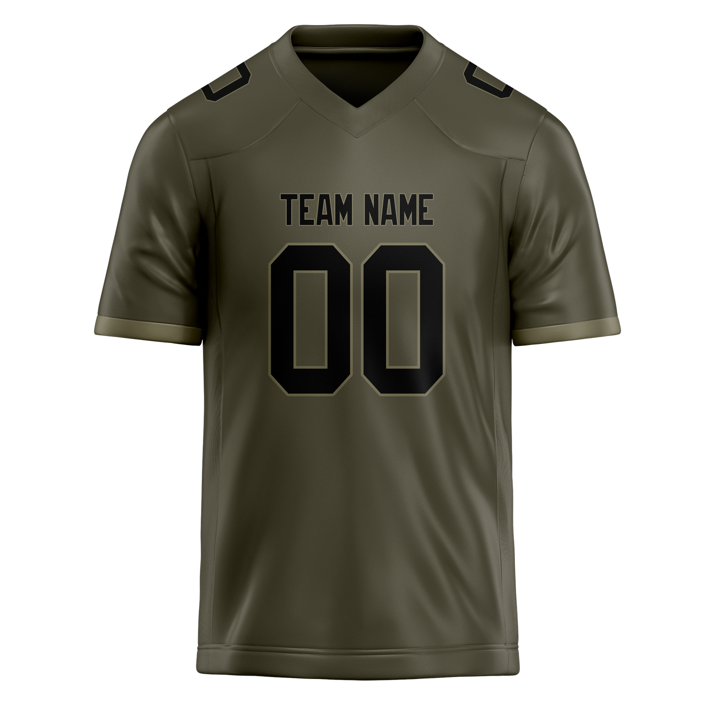 Custom Camo & Black Colors Design Sports Football Jersey