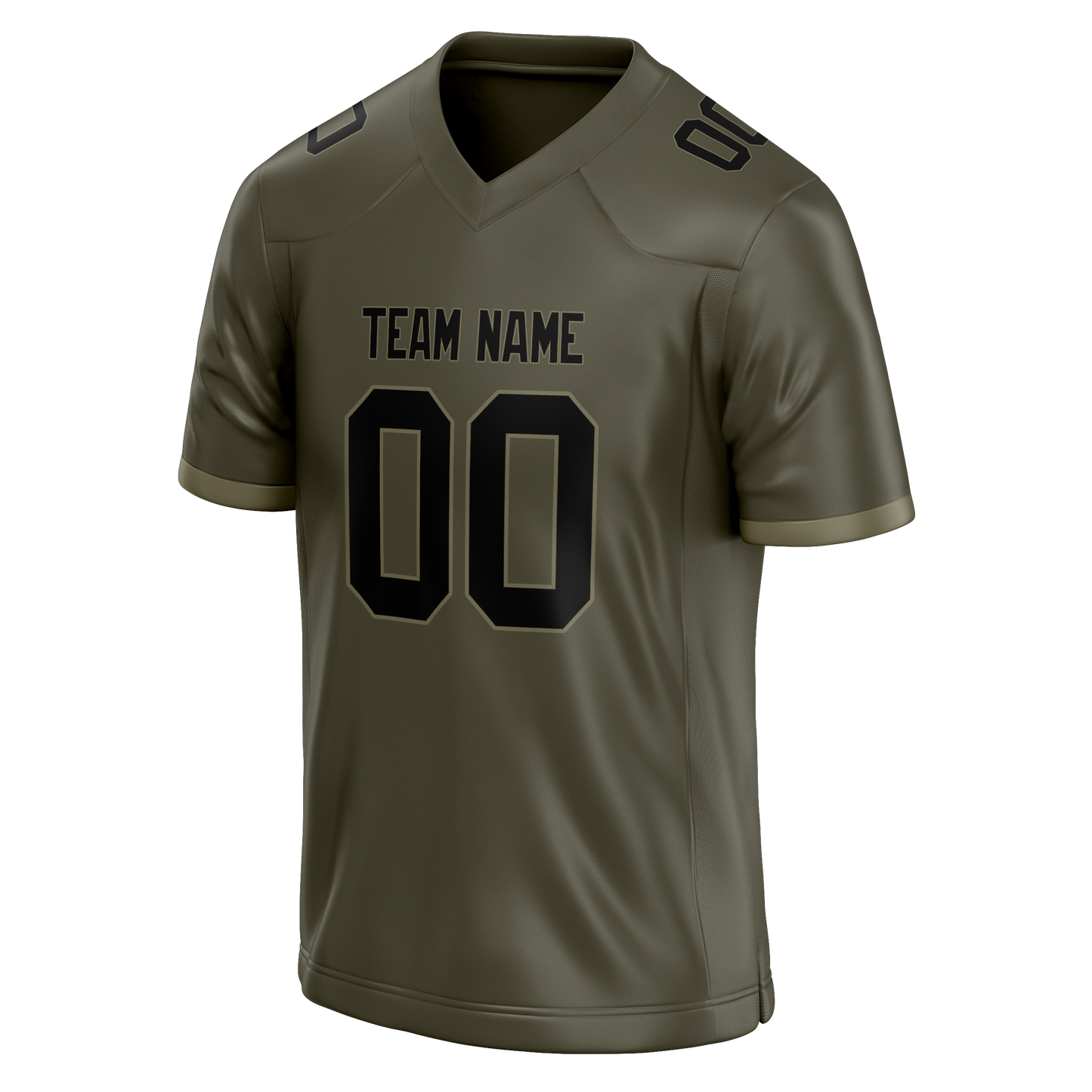 Custom Camo & Black Colors Design Sports Football Jersey