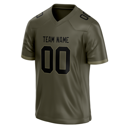 Custom Camo & Black Colors Design Sports Football Jersey
